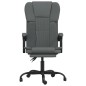 vidaXL Silla de oficina reclinable de tela gris oscuro vidaXL Silla de oficina reclinable de tela gris oscuro