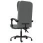 vidaXL Silla de oficina reclinable de tela gris oscuro vidaXL Silla de oficina reclinable de tela gris oscuro