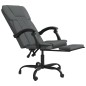 vidaXL Silla de oficina reclinable de tela gris oscuro vidaXL Silla de oficina reclinable de tela gris oscuro