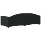 vidaXL Sofá cama tela negro 90x200 cm vidaXL Sofá cama tela negro 90x200 cm