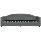vidaXL Sofá cama tela gris oscuro 80x200 cm vidaXL Sofá cama tela gris oscuro 80x200 cm