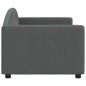 vidaXL Sofá cama tela gris oscuro 80x200 cm vidaXL Sofá cama tela gris oscuro 80x200 cm