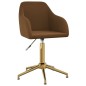 vidaXL Sillas de comedor giratorias 2 unidades terciopelo marrón vidaXL Sillas de comedor giratorias 2 unidades terciopelo marrón