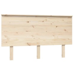 vidaXL Cabecero de cama madera maciza de pino 139x6x82,5 cm