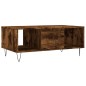 vidaXL Mesa de centro madera contrachapada roble ahumado 90x50x36,5 cm vidaXL Mesa de centro madera contrachapada roble ahumado 90x50x36,5 cm
