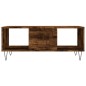 vidaXL Mesa de centro madera contrachapada roble ahumado 90x50x36,5 cm vidaXL Mesa de centro madera contrachapada roble ahumado 90x50x36,5 cm
