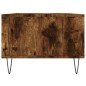 vidaXL Mesa de centro madera contrachapada roble ahumado 90x50x36,5 cm vidaXL Mesa de centro madera contrachapada roble ahumado 90x50x36,5 cm