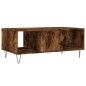 vidaXL Mesa de centro madera contrachapada roble ahumado 90x50x36,5 cm vidaXL Mesa de centro madera contrachapada roble ahumado 90x50x36,5 cm