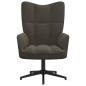 vidaXL Sillón de relax de terciopelo gris oscuro vidaXL Sillón de relax de terciopelo gris oscuro