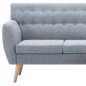 vidaXL Sofá con forma de L tapizado tela gris claro 171,5x138x81,5 cm vidaXL Sofá con forma de L tapizado tela gris claro 171,5x138x81,5 cm