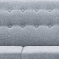 vidaXL Sofá con forma de L tapizado tela gris claro 171,5x138x81,5 cm vidaXL Sofá con forma de L tapizado tela gris claro 171,5x138x81,5 cm