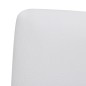 vidaXL Sillas de comedor voladizas 2 unidades cuero sintético blanco