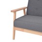 vidaXL Sillón de tela gris oscuro vidaXL Sillón de tela gris oscuro