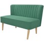 vidaXL Sofá de tela verde 117x55,5x77 cm vidaXL Sofá de tela verde 117x55,5x77 cm