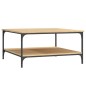 vidaXL Mesa de centro madera de ingeniería roble Sonoma 80x80x40 cm vidaXL Mesa de centro madera de ingeniería roble Sonoma 80x80x40 cm