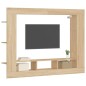 vidaXL Mueble de TV madera de ingeniería roble Sonoma 152x22x113 cm vidaXL Mueble de TV madera de ingeniería roble Sonoma 152x22x113 cm