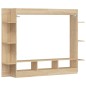 vidaXL Mueble de TV madera de ingeniería roble Sonoma 152x22x113 cm vidaXL Mueble de TV madera de ingeniería roble Sonoma 152x22x113 cm