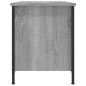 vidaXL Mueble de TV madera contrachapada gris Sonoma 100x40x50 cm