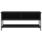 vidaXL Mueble de TV madera contrachapada negro 100x35x45 cm