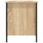 vidaXL Mueble para TV madera contrachapada roble Sonoma 100x40x50 cm