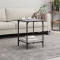 vidaXL Mesa de centro madera de ingeniería gris Sonoma 40x40x55 cm vidaXL Mesa de centro madera de ingeniería gris Sonoma 40x40x55 cm