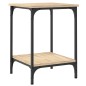 vidaXL Mesa de centro madera de ingeniería roble Sonoma 40x40x55 cm vidaXL Mesa de centro madera de ingeniería roble Sonoma 40x40x55 cm