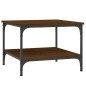 vidaXL Mesa de centro madera de ingeniería marrón roble 55x55x40 cm vidaXL Mesa de centro madera de ingeniería marrón roble 55x55x40 cm