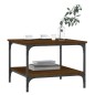 vidaXL Mesa de centro madera de ingeniería marrón roble 55x55x40 cm vidaXL Mesa de centro madera de ingeniería marrón roble 55x55x40 cm