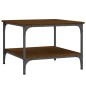 vidaXL Mesa de centro madera de ingeniería marrón roble 55x55x40 cm vidaXL Mesa de centro madera de ingeniería marrón roble 55x55x40 cm