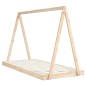 vidaXL Estructura de cama para niños madera maciza de pino 90x200 cm vidaXL Estructura de cama para niños madera maciza de pino 90x200 cm