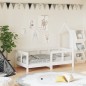 vidaXL Estructura de cama para niños madera de pino blanco 70x140 cm vidaXL Estructura de cama para niños madera de pino blanco 70x140 cm