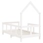 vidaXL Estructura de cama para niños madera de pino blanco 70x140 cm vidaXL Estructura de cama para niños madera de pino blanco 70x140 cm