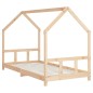 vidaXL Estructura de cama para niños madera maciza de pino 90x200 cm vidaXL Estructura de cama para niños madera maciza de pino 90x200 cm