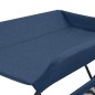 vidaXL Mesa cambiadora hierro azul marino vidaXL Mesa cambiadora hierro azul marino