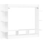 vidaXL Mueble de TV madera de ingeniería blanco brillo 152x22x113 cm vidaXL Mueble de TV madera de ingeniería blanco brillo 152x22x113 cm