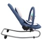 vidaXL Hamaca mecedora para bebés de acero azul marino vidaXL Hamaca mecedora para bebés de acero azul marino