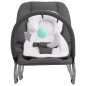 vidaXL Hamaca mecedora para bebés de acero gris antracita vidaXL Hamaca mecedora para bebés de acero gris antracita