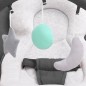 vidaXL Hamaca mecedora para bebés de acero gris antracita vidaXL Hamaca mecedora para bebés de acero gris antracita