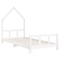 vidaXL Estructura de cama para niños madera de pino blanco 90x200 cm vidaXL Estructura de cama para niños madera de pino blanco 90x200 cm