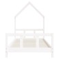 vidaXL Estructura de cama para niños madera de pino blanco 90x200 cm vidaXL Estructura de cama para niños madera de pino blanco 90x200 cm