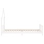 vidaXL Estructura de cama para niños madera de pino blanco 90x200 cm vidaXL Estructura de cama para niños madera de pino blanco 90x200 cm