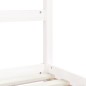 vidaXL Estructura de cama para niños madera de pino blanco 90x200 cm vidaXL Estructura de cama para niños madera de pino blanco 90x200 cm