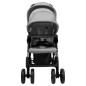 vidaXL Carrito para gemelos tandem de acero gris claro vidaXL Carrito para gemelos tandem de acero gris claro