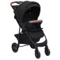 vidaXL Cochecito de bebé 2 en 1 de acero gris antracita vidaXL Cochecito de bebé 2 en 1 de acero gris antracita