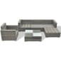 vidaXL Juego de muebles de jardín 6 pzs y cojines ratán sintético gris vidaXL Juego de muebles de jardín 6 pzs y cojines ratán sintético gris