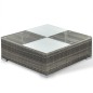 vidaXL Juego de muebles de jardín 6 pzs y cojines ratán sintético gris vidaXL Juego de muebles de jardín 6 pzs y cojines ratán sintético gris