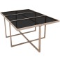 vidaXL Set comedor de jardín 11 piezas y cojines ratán sintético beige vidaXL Set comedor de jardín 11 piezas y cojines ratán sintético beige