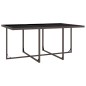 vidaXL Set comedor de jardín 11 pzas y cojines ratán sintético marrón vidaXL Set comedor de jardín 11 pzas y cojines ratán sintético marrón