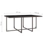 vidaXL Set comedor de jardín 11 pzas y cojines ratán sintético marrón vidaXL Set comedor de jardín 11 pzas y cojines ratán sintético marrón