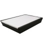 vidaXL Tumbona doble de jardín con cojines ratán sintético negro vidaXL Tumbona doble de jardín con cojines ratán sintético negro